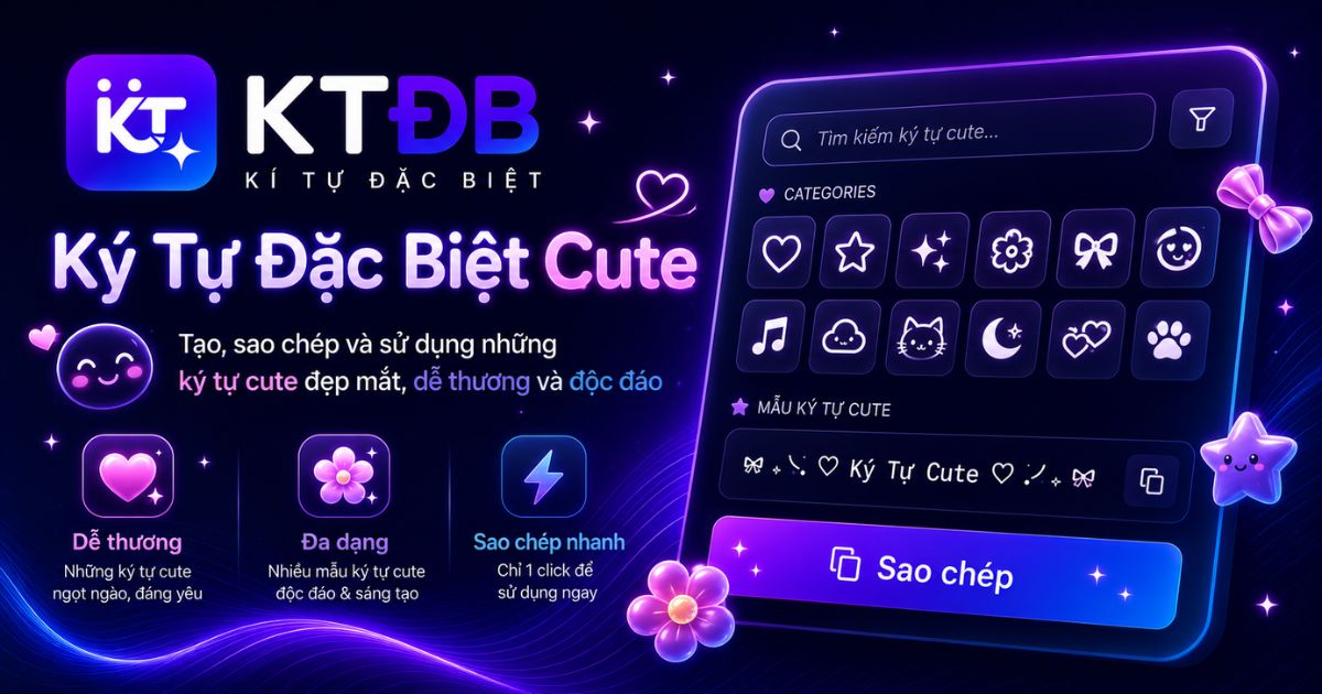 Kí tự cute